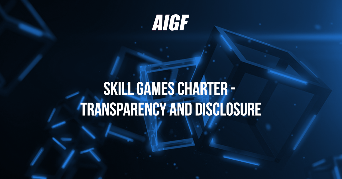 Skill Games Charter - Transparency and Disclosure