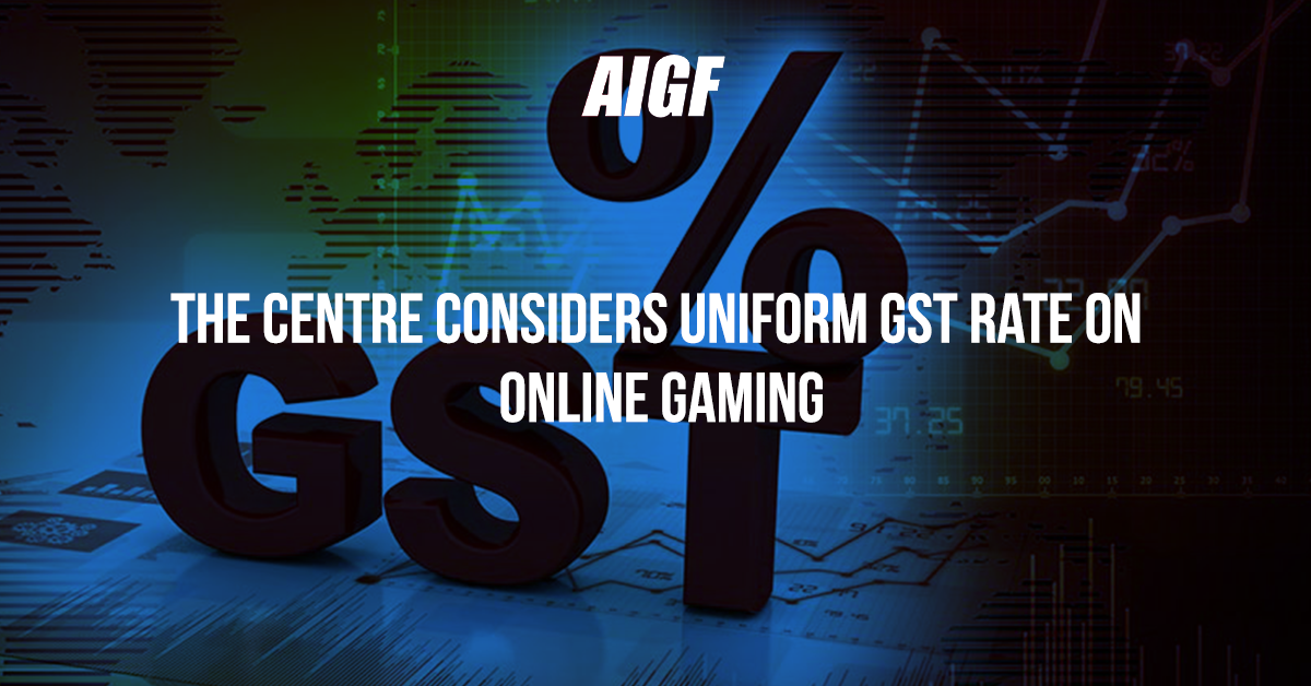 The Centre Considers Uniform GST Rate on Online Gaming