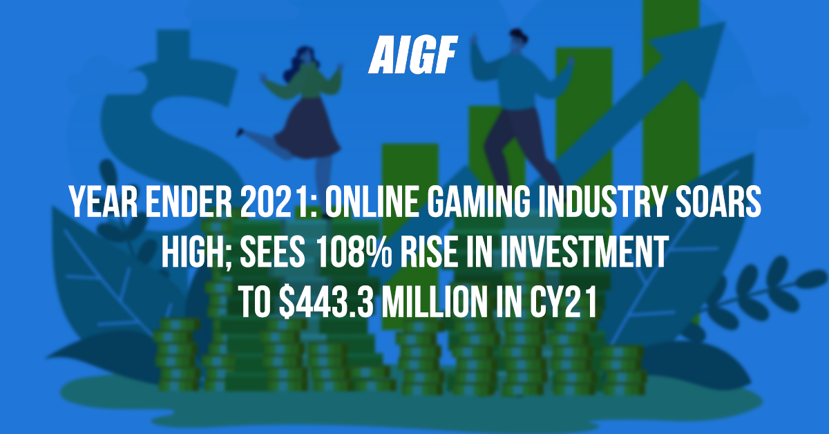 Year Ender 2021: Online Gaming Industry Soars High; Sees 108% Rise In Investment To $443.3 Million In CY21