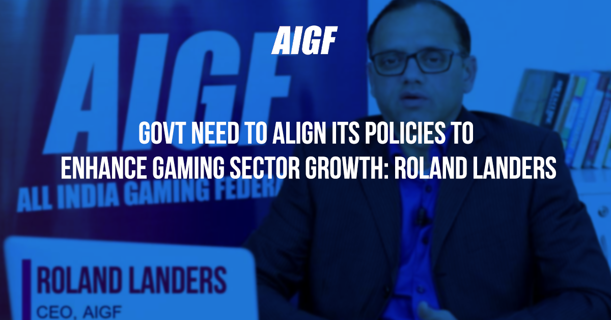 Govt Need To Align Its Policies To Enhance Gaming Sector Growth: Roland Landers