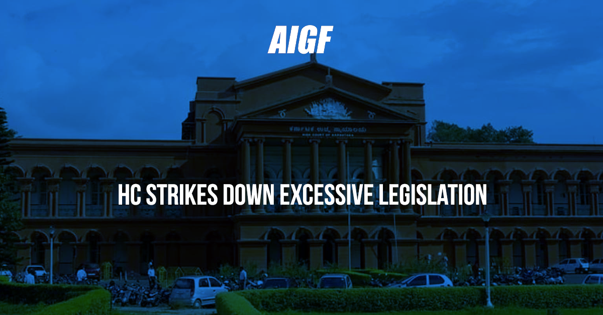 HC Strikes Down Excessive Legislation