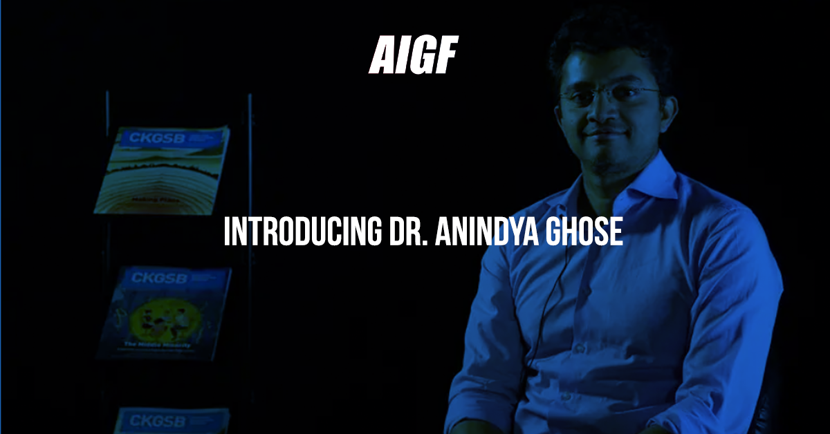 Introducing Dr. Anindya Ghose