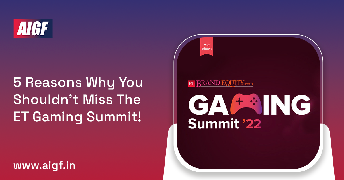 5 Reasons Why You Shouldn't Miss The ET Gaming Summit!