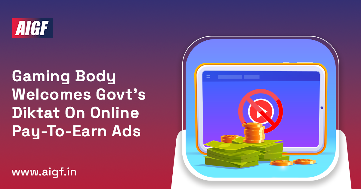 Gaming Body Welcomes Govt's Diktat On Online Pay-To-Earn Ads