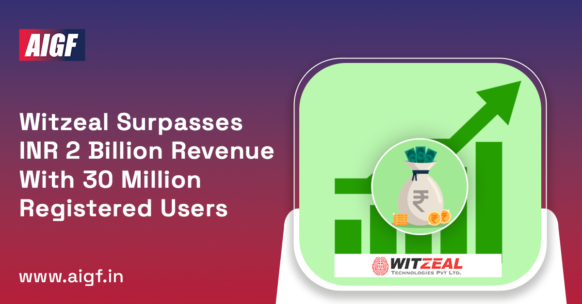 Witzeal Surpasses INR 2 Billion Revenue With 30 Million Registered Users