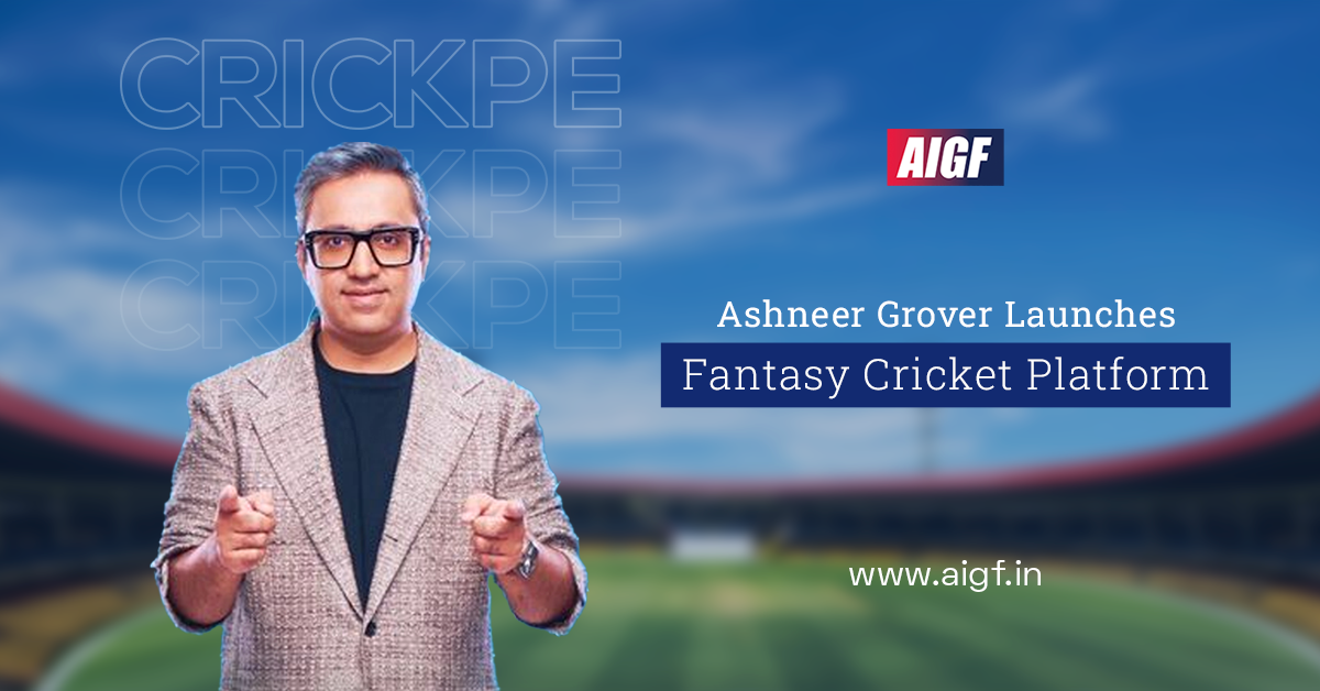 Ashneer Grover Launches Fantasy Cricket Platform