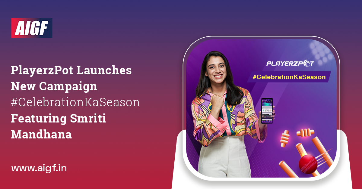 PlayerzPot Launches New Campaign #CelebrationKaSeason Featuring Smriti Mandhana