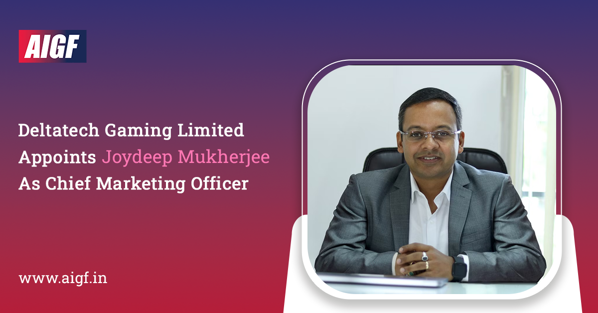 Deltatech Gaming Limited Appoints Joydeep Mukherjee As Chief Marketing Officer