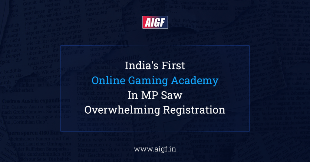India's first online gaming academy in MP