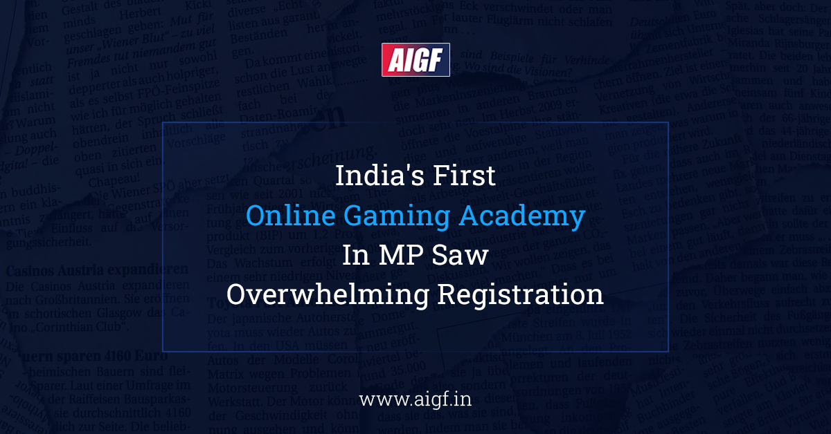 India's First Online Gaming Academy In MP Saw Overwhelming Registration