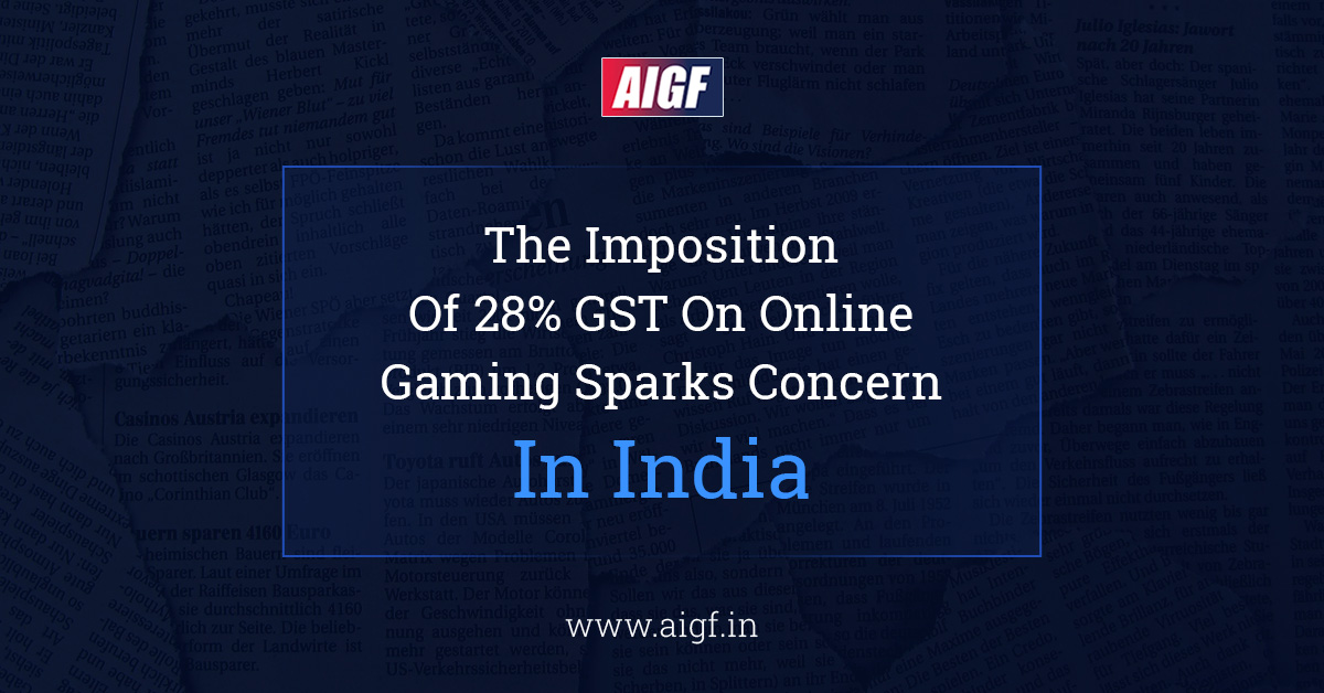 The Imposition Of 28% GST On Online Gaming Sparks Concern In India