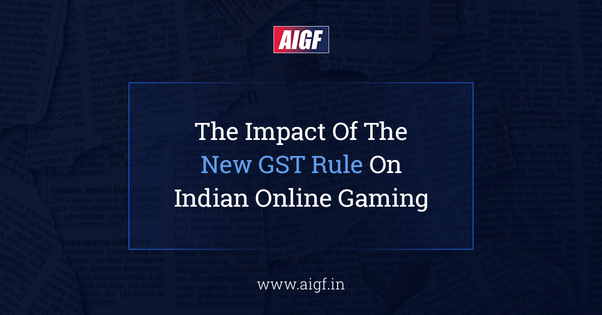 The Impact Of The New GST Rule On Indian Online Gaming