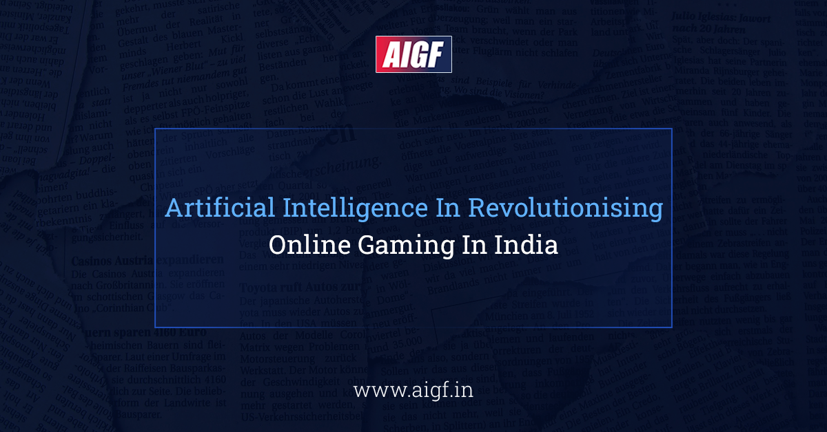 Artificial Intelligence In Revolutionising Online Gaming In India